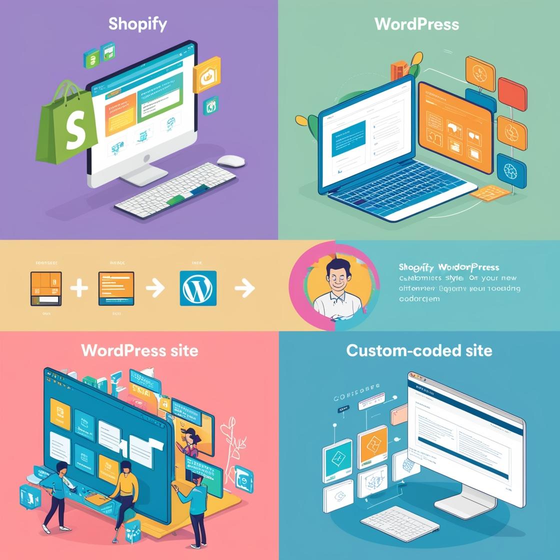 (Shopify | WordPress | Custom-coded Sites)